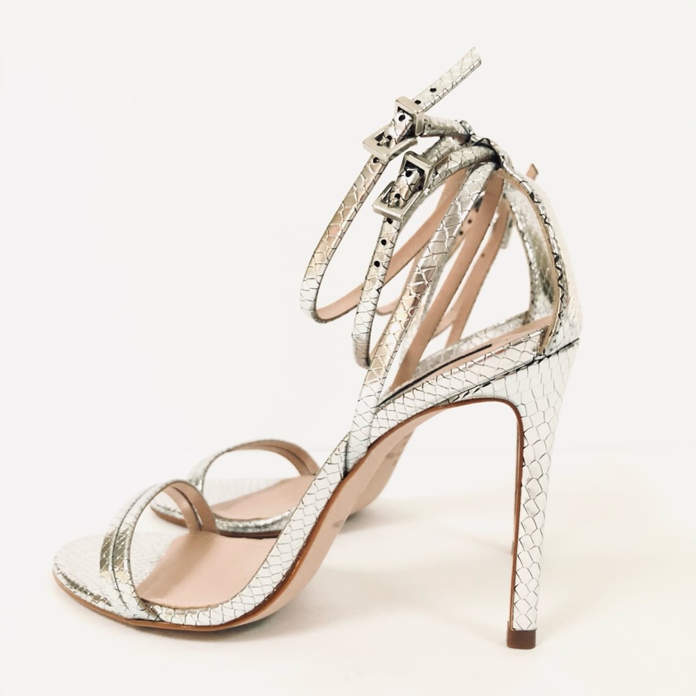 Aqua Silvana High-Heel Strappy Ankle Strap Sandals - Picture 4 of 5
